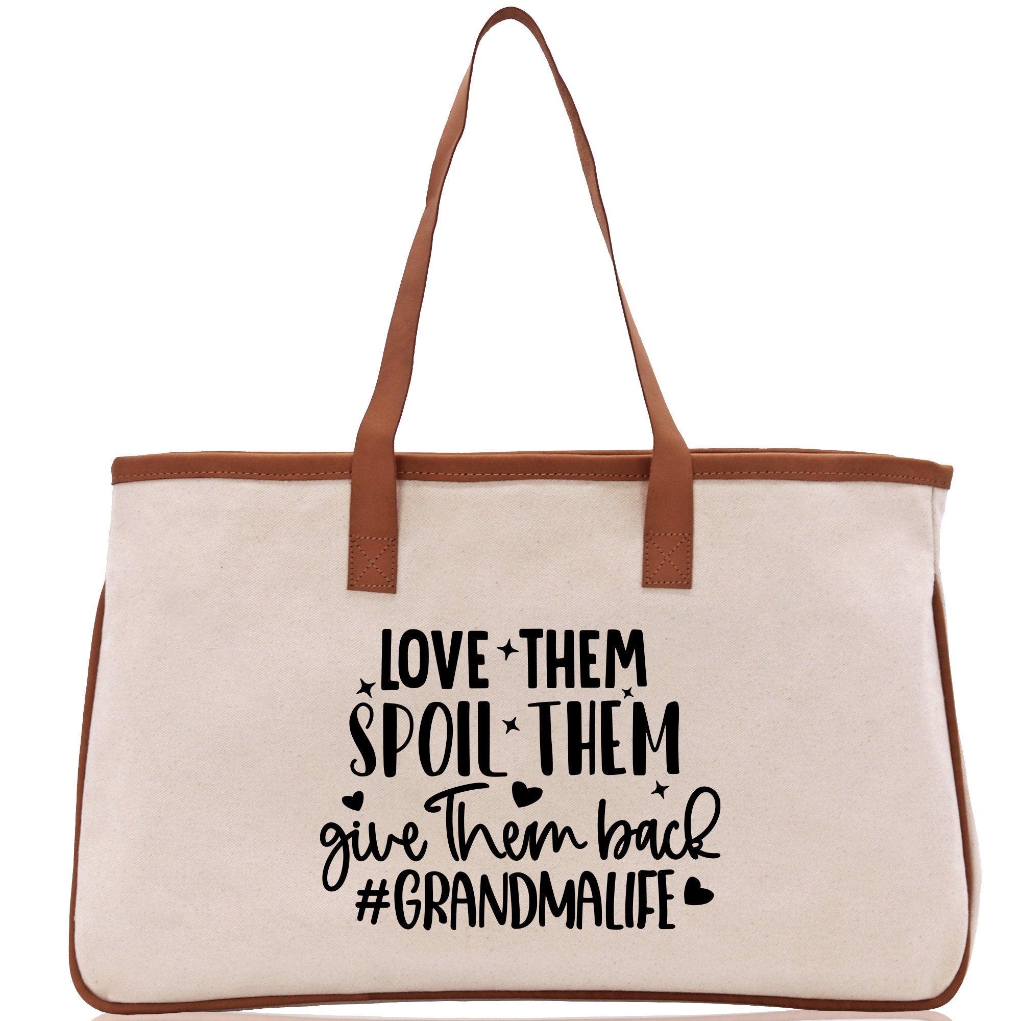 Grandma Tote Bag Grandma's Getaway Bag Grandma Nana Bag Grandma Gift Bag Shopping Bag Mothers Day Gift Live Love Spoil Bag Grandma Beach Bag - Aaria Tees Aaria Tees