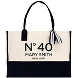 Birthday Celebration Personalized Gift Canvas Tote Bag with Name and State 40th 50th Birthday Gift Tote Bag for Her Custom Birthday Gift - Aaria Tees Aaria Tees