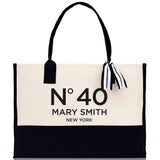 Birthday Celebration Personalized Gift Canvas Tote Bag with Name and State 40th 50th Birthday Gift Tote Bag for Her Custom Birthday Gift - Aaria Tees Aaria Tees