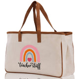 Teacher Stuff Tote Bag Teacher Bag Teacher Gift Teacher Retirement Gift Best Teacher Gifts Teacher Appreciation Gift Teacher Strong Tote Bag - Aaria Tees Aaria Tees