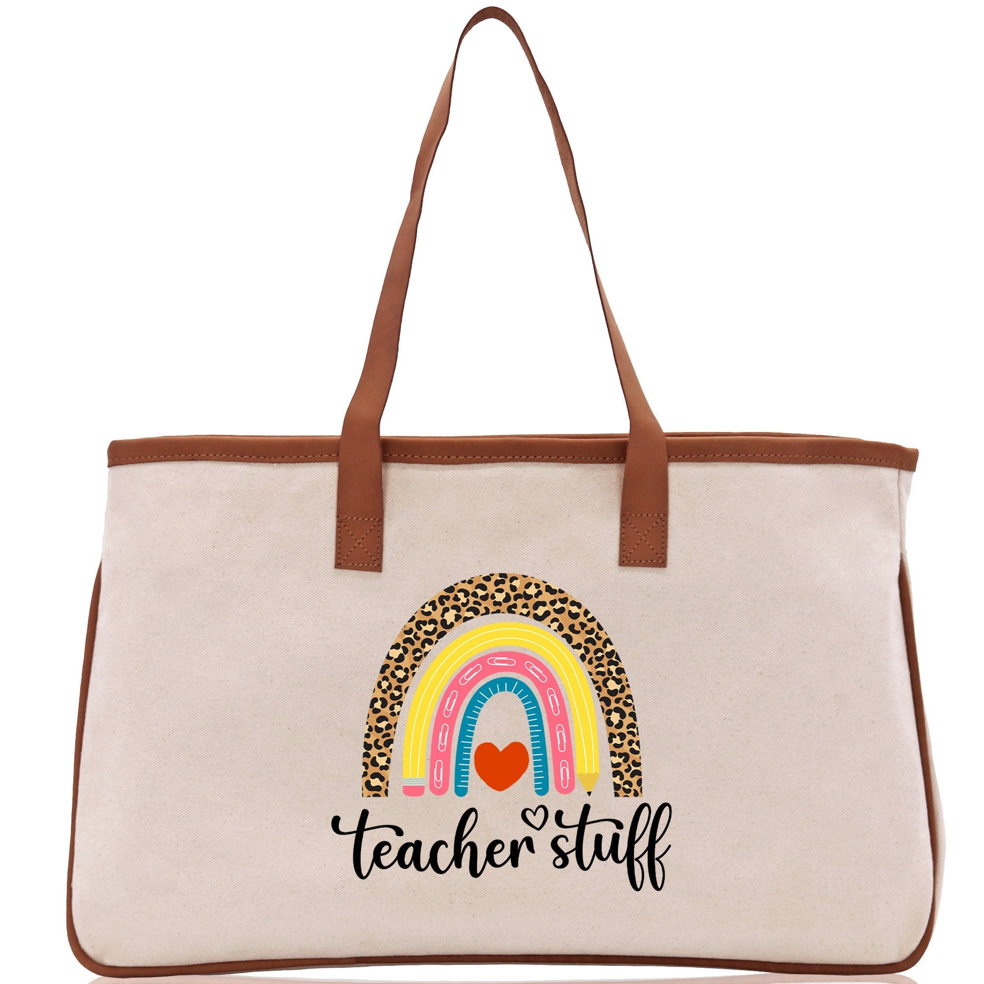 Teacher Stuff Tote Bag Teacher Bag Teacher Gift Teacher Retirement Gift Best Teacher Gifts Teacher Appreciation Gift Teacher Strong Tote Bag - Aaria Tees Aaria Tees