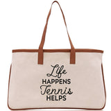 Tennis Tote Bag Custom Tennis Tote Bag Tennis Sport Gift for Her Personalized Tennis Bag Tennis Love Bag Tennis Coach Gift Canvas Tote Bag - Aaria Tees Aaria Tees