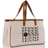 Tennis Tote Bag Custom Tennis Tote Bag Tennis Sport Gift for Her Personalized Tennis Bag Tennis Love Bag Tennis Coach Gift Canvas Tote Bag - Aaria Tees Aaria Tees