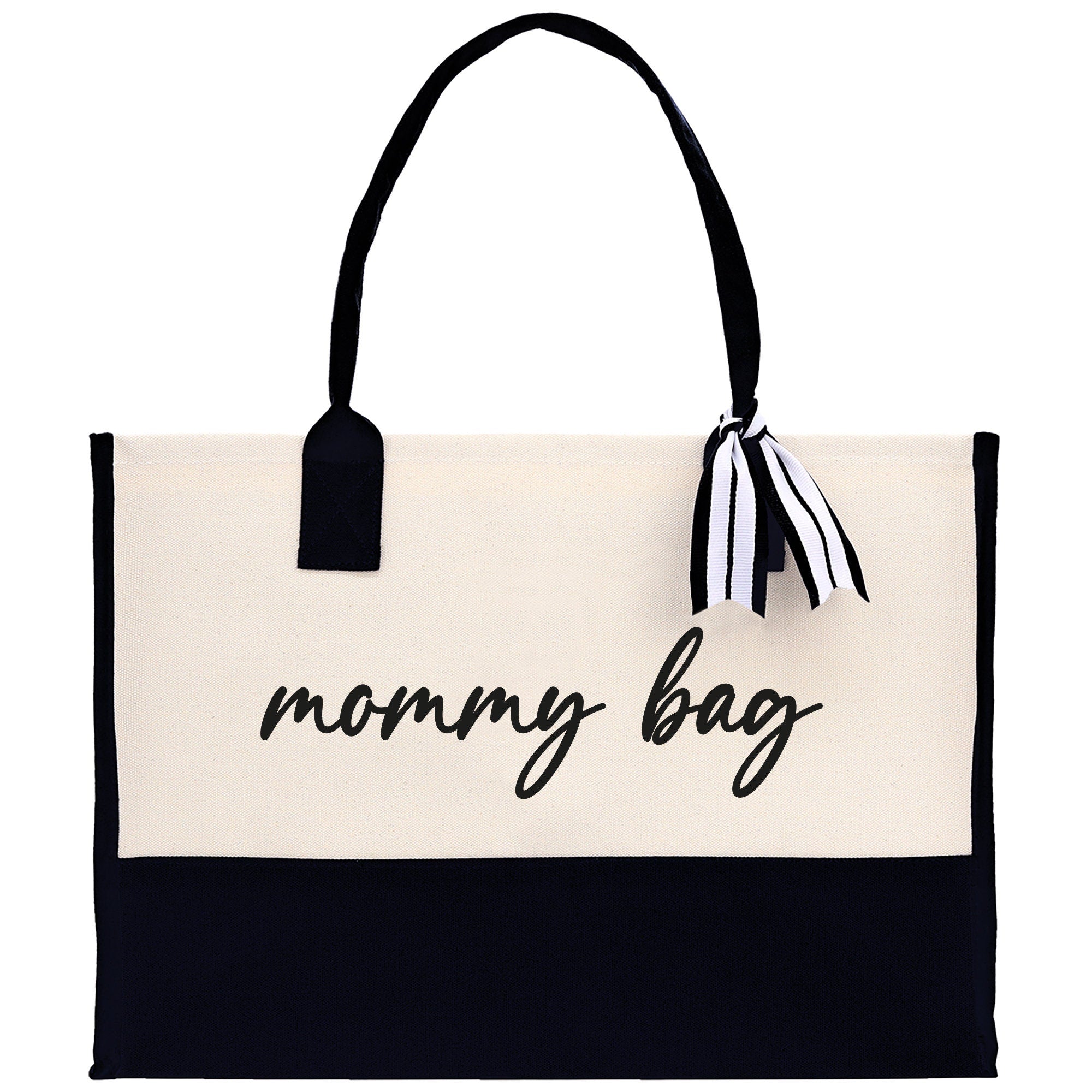 Mommy Bag Canvas Tote Bag Mama Tote Mom Stuff Bag Mommy Bag Dog Mom Gift Dog Mom Bag Mom Shopping Bag Mom Gift Best Mom Ever Bag - Aaria Tees Aaria Tees