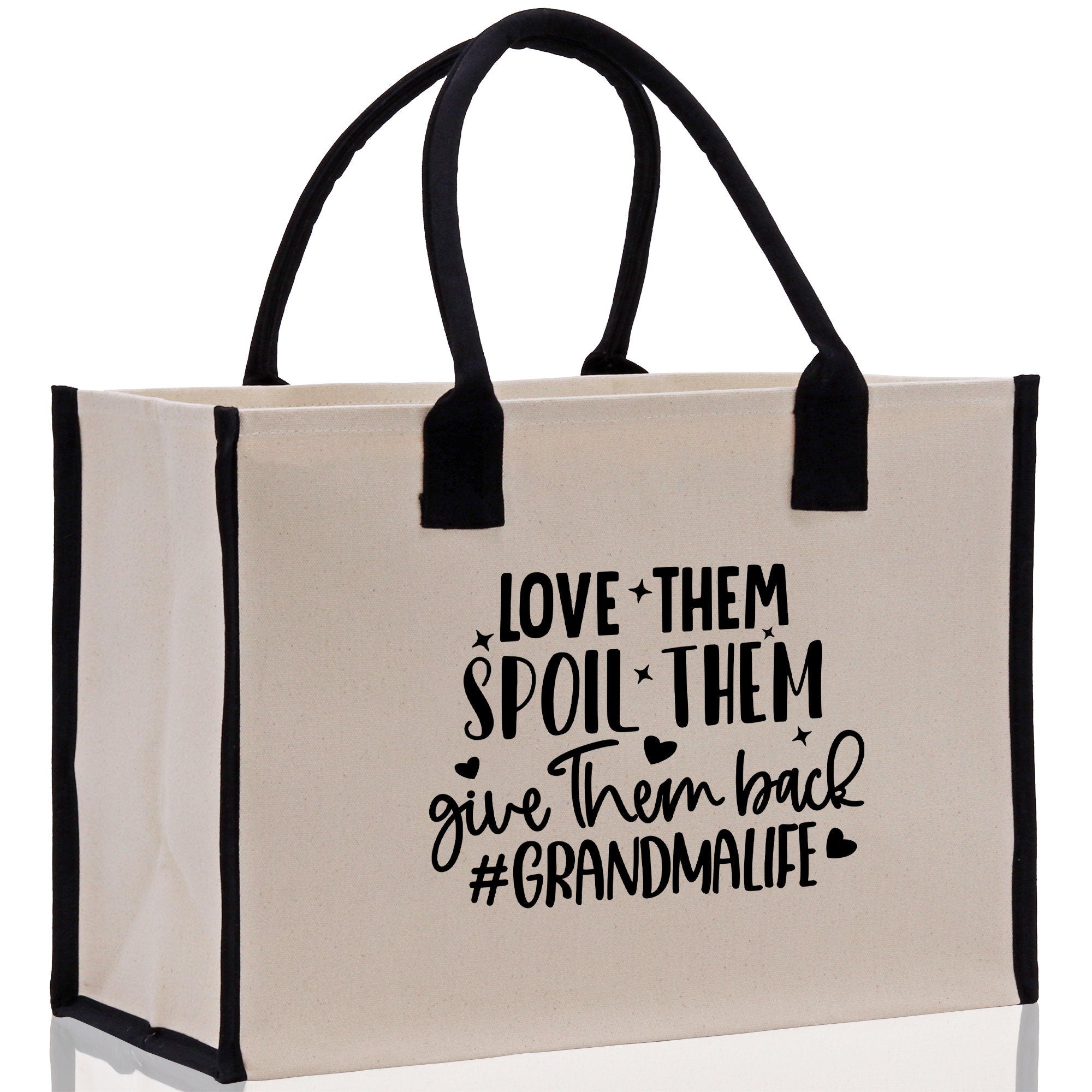 Grandma Tote Bag Grandma's Getaway Bag Grandma Nana Bag Grandma Gift Bag Shopping Bag Mothers Day Gift Live Love Spoil Bag Grandma Beach Bag - Aaria Tees Aaria Tees