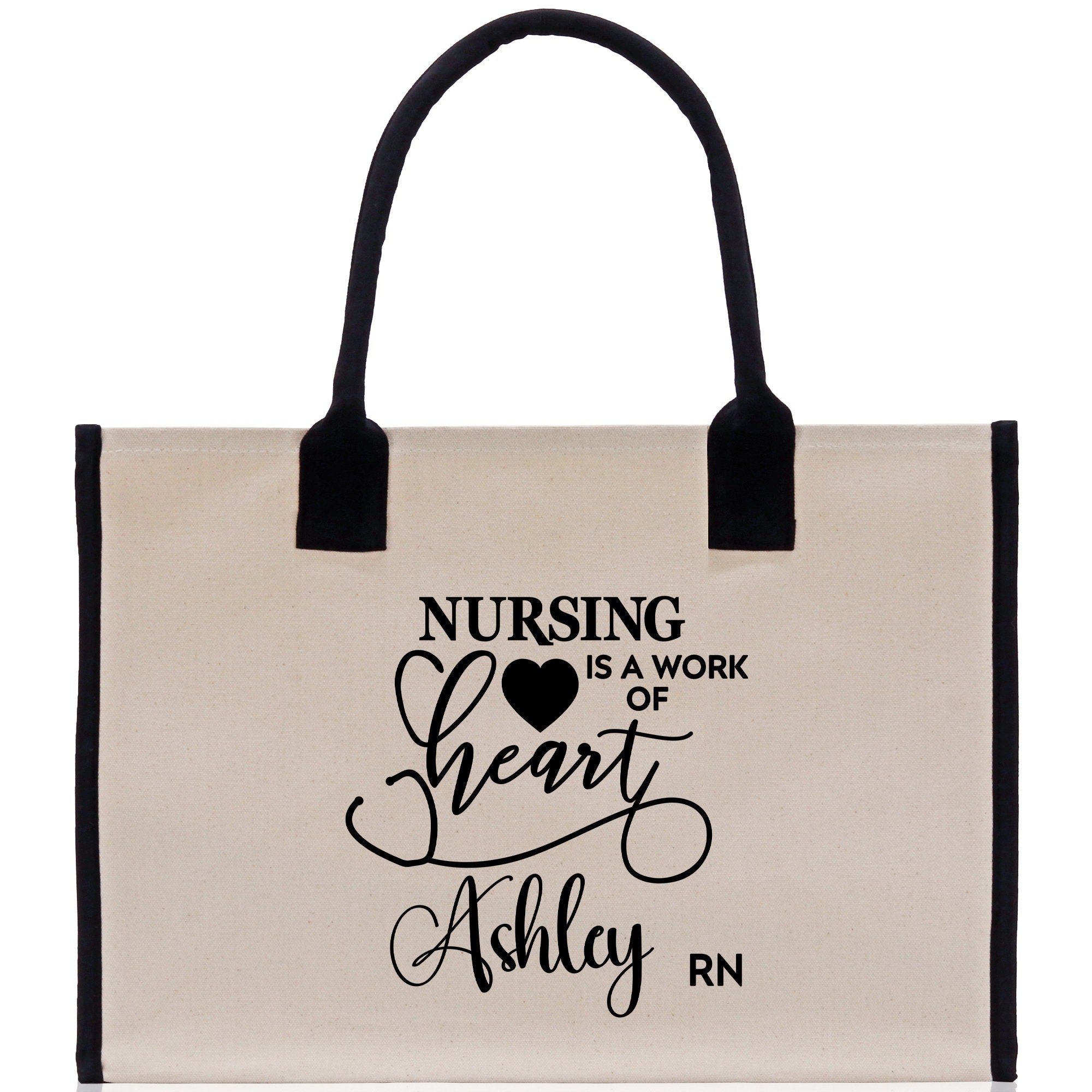 Nurse Personalized Tote Bag Nurse Gift Registered Nurse Tote RN Tote RN Gift Future Nurse Gift Nursing Student Gift Nurse Graduation Gift - Aaria Tees Aaria Tees