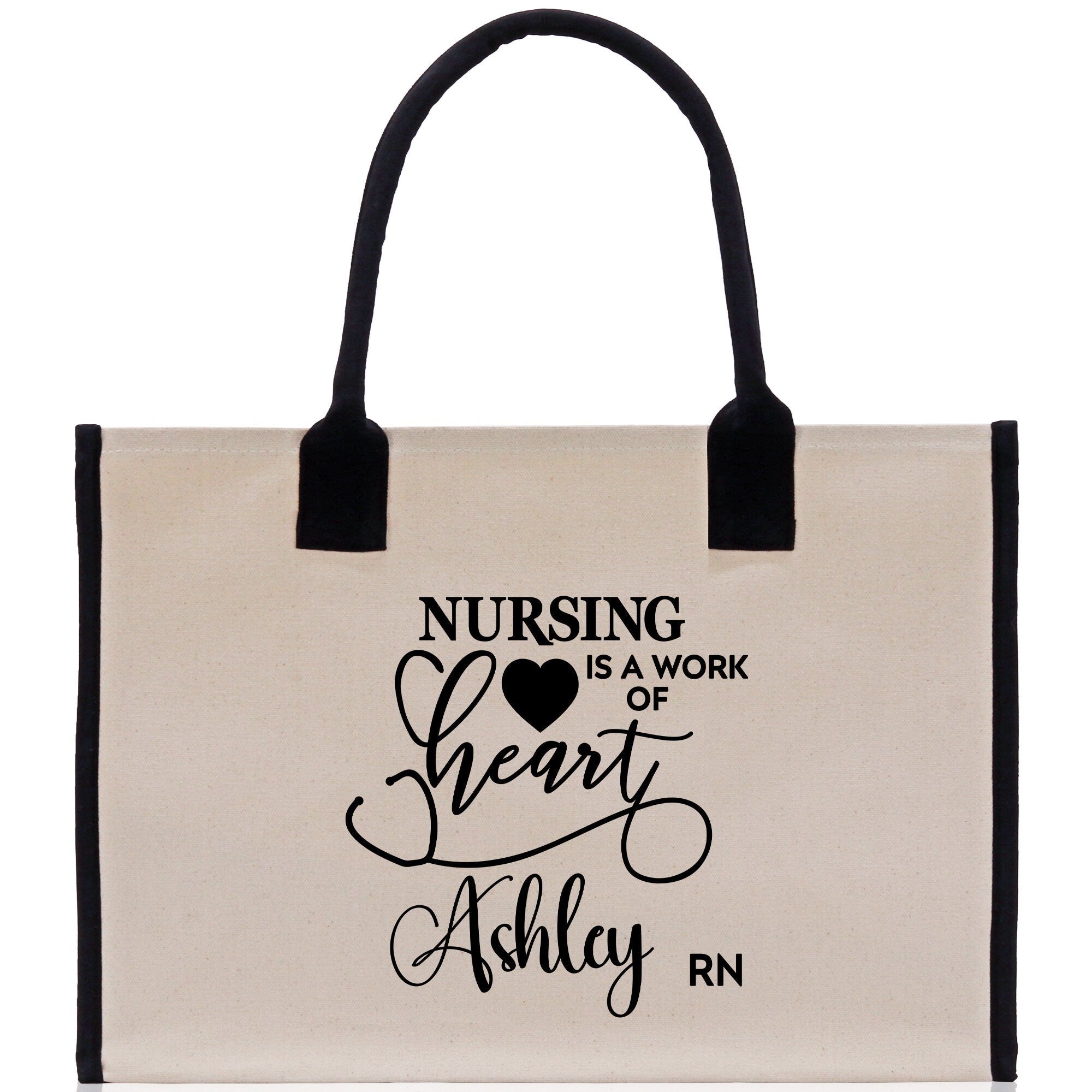 Nurse Personalized Tote Bag Nurse Gift Registered Nurse Tote RN Tote RN Gift Future Nurse Gift Nursing Student Gift Nurse Graduation Gift - Aaria Tees Aaria Tees