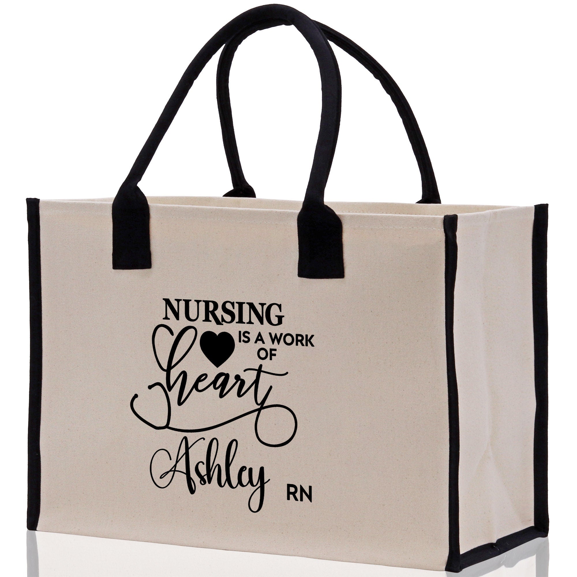 Nurse Personalized Tote Bag Nurse Gift Registered Nurse Tote RN Tote RN Gift Future Nurse Gift Nursing Student Gift Nurse Graduation Gift - Aaria Tees Aaria Tees