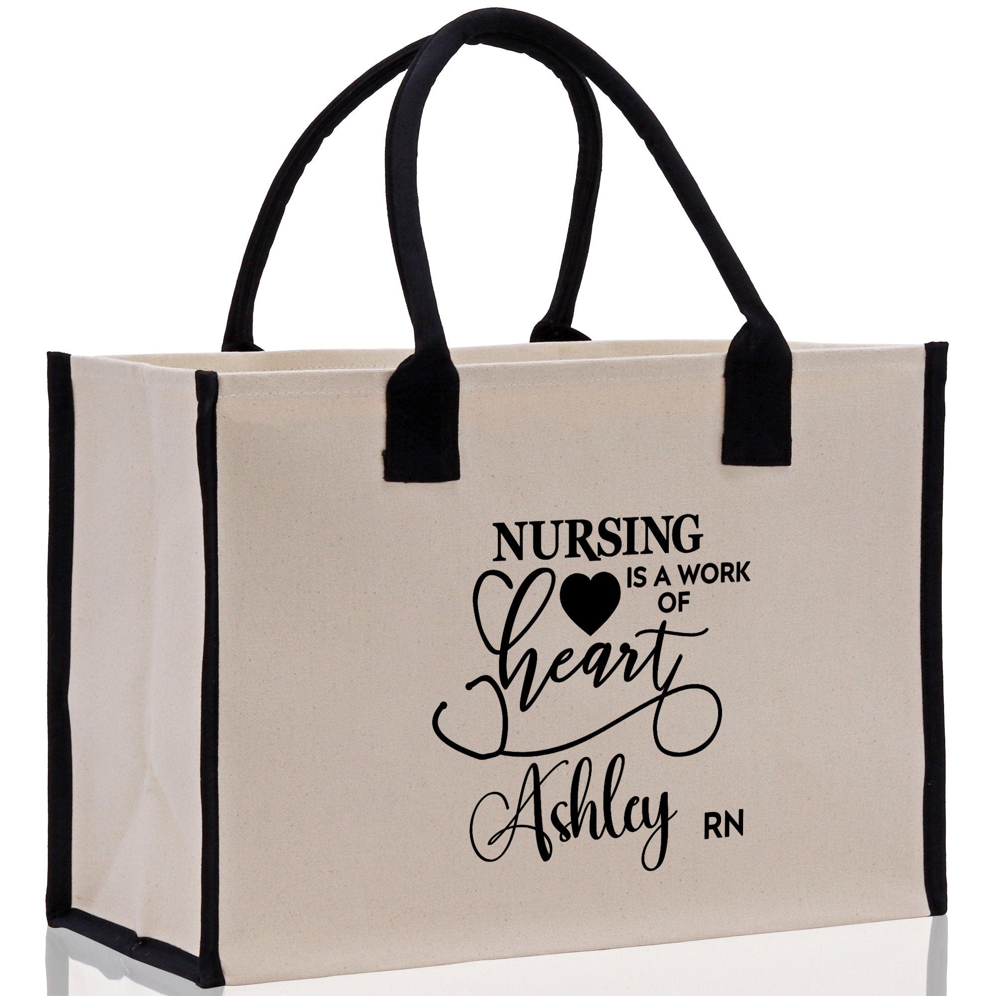 Nurse Personalized Tote Bag Nurse Gift Registered Nurse Tote RN Tote RN Gift Future Nurse Gift Nursing Student Gift Nurse Graduation Gift - Aaria Tees Aaria Tees
