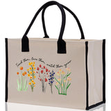 Teacher Floral Tote Bag Teacher Wildflower Graphic Tote Teacher Life Tote Bag Teacher Flower Bag Gift for Teacher Wildflower Book Bag - Aaria Tees Aaria Tees