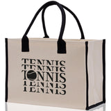 Tennis Tote Bag Custom Tennis Tote Bag Tennis Sport Gift for Her Personalized Tennis Bag Tennis Love Bag Tennis Coach Gift Canvas Tote Bag - Aaria Tees Aaria Tees