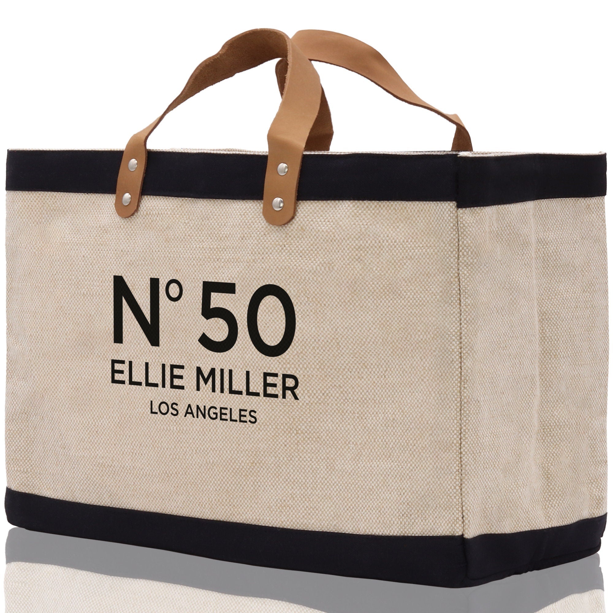 Birthday Celebration Personalized Gift Jute Tote Bag with Name and State 40th 50th Birthday Gift Jute Tote Bag for Her Custom Birthday Gift - Aaria Tees Aaria Tees