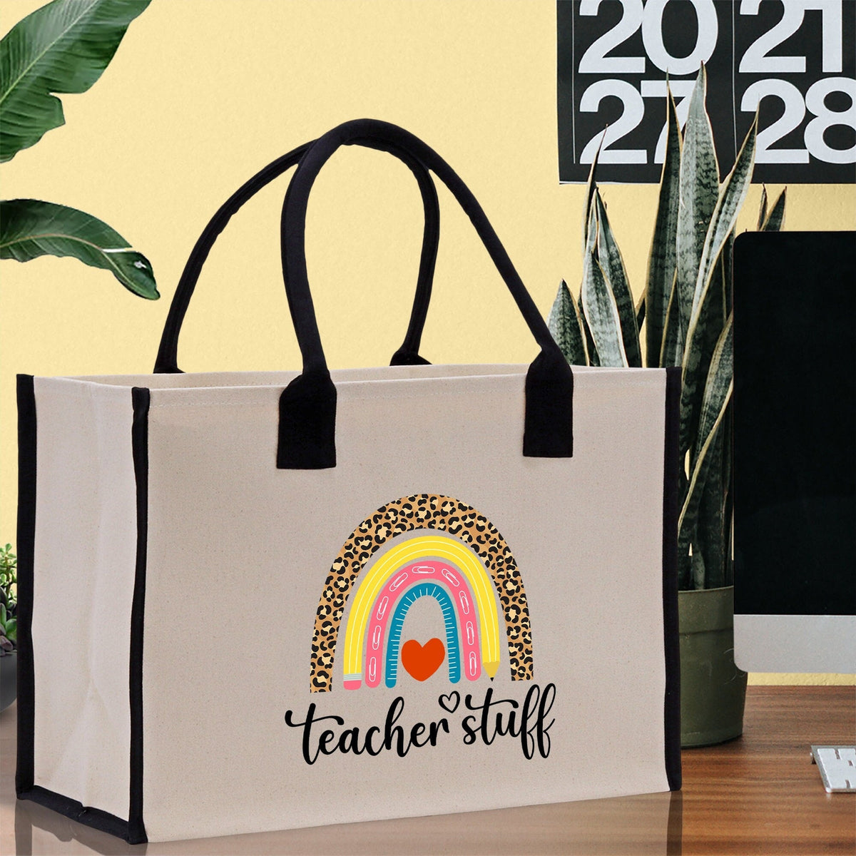 Teacher Stuff Tote Bag Teacher Bag Teacher Gift Teacher Retirement Gift Best Teacher Gifts Teacher Appreciation Gift Teacher Strong Tote Bag - Aaria Tees