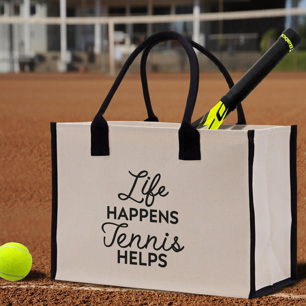 Tennis Tote Bag Custom Tennis Tote Bag Tennis Sport Gift for Her Personalized Tennis Bag Tennis Love Bag Tennis Coach Gift Canvas Tote Bag - Aaria Tees