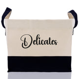 Personalized Canvas Storage Tote Bag Nursery Storage Towel Storage Kids Toy Storage Cloth Storage Storage Bin Storage Tubs Mudroom Storage - Aaria Tees Aaria Tees