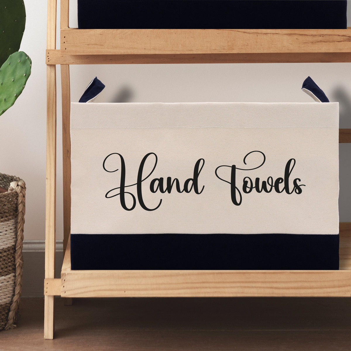Personalized Canvas Storage Tote Bag Nursery Storage Towel Storage Kids Toy Storage Cloth Storage Storage Bin Storage Tubs Mudroom Storage - Aaria Tees