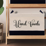 Personalized Canvas Storage Tote Bag Nursery Storage Towel Storage Kids Toy Storage Cloth Storage Storage Bin Storage Tubs Mudroom Storage - Aaria Tees Aaria Tees