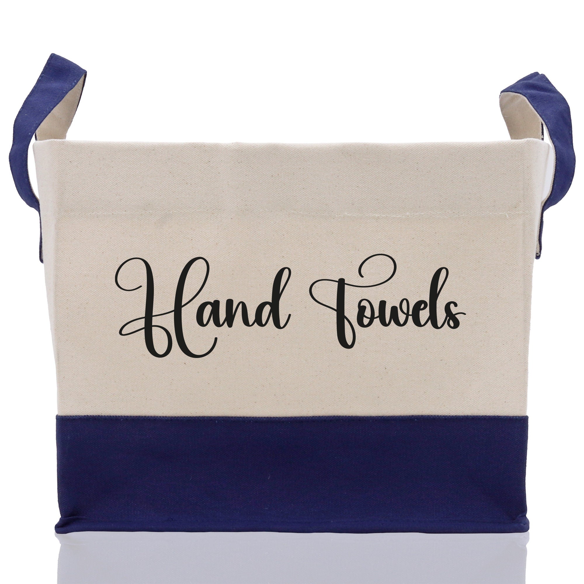 Personalized Canvas Storage Tote Bag Nursery Storage Towel Storage Kids Toy Storage Cloth Storage Storage Bin Storage Tubs Mudroom Storage - Aaria Tees Aaria Tees