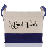 Personalized Canvas Storage Tote Bag Nursery Storage Towel Storage Kids Toy Storage Cloth Storage Storage Bin Storage Tubs Mudroom Storage - Aaria Tees Aaria Tees