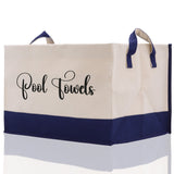 Personalized Canvas Storage Tote Bag Nursery Storage Towel Storage Kids Toy Storage Cloth Storage Storage Bin Storage Tubs Mudroom Storage - Aaria Tees Aaria Tees