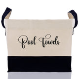 Personalized Canvas Storage Tote Bag Nursery Storage Towel Storage Kids Toy Storage Cloth Storage Storage Bin Storage Tubs Mudroom Storage - Aaria Tees Aaria Tees