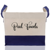 Personalized Canvas Storage Tote Bag Nursery Storage Towel Storage Kids Toy Storage Cloth Storage Storage Bin Storage Tubs Mudroom Storage - Aaria Tees Aaria Tees