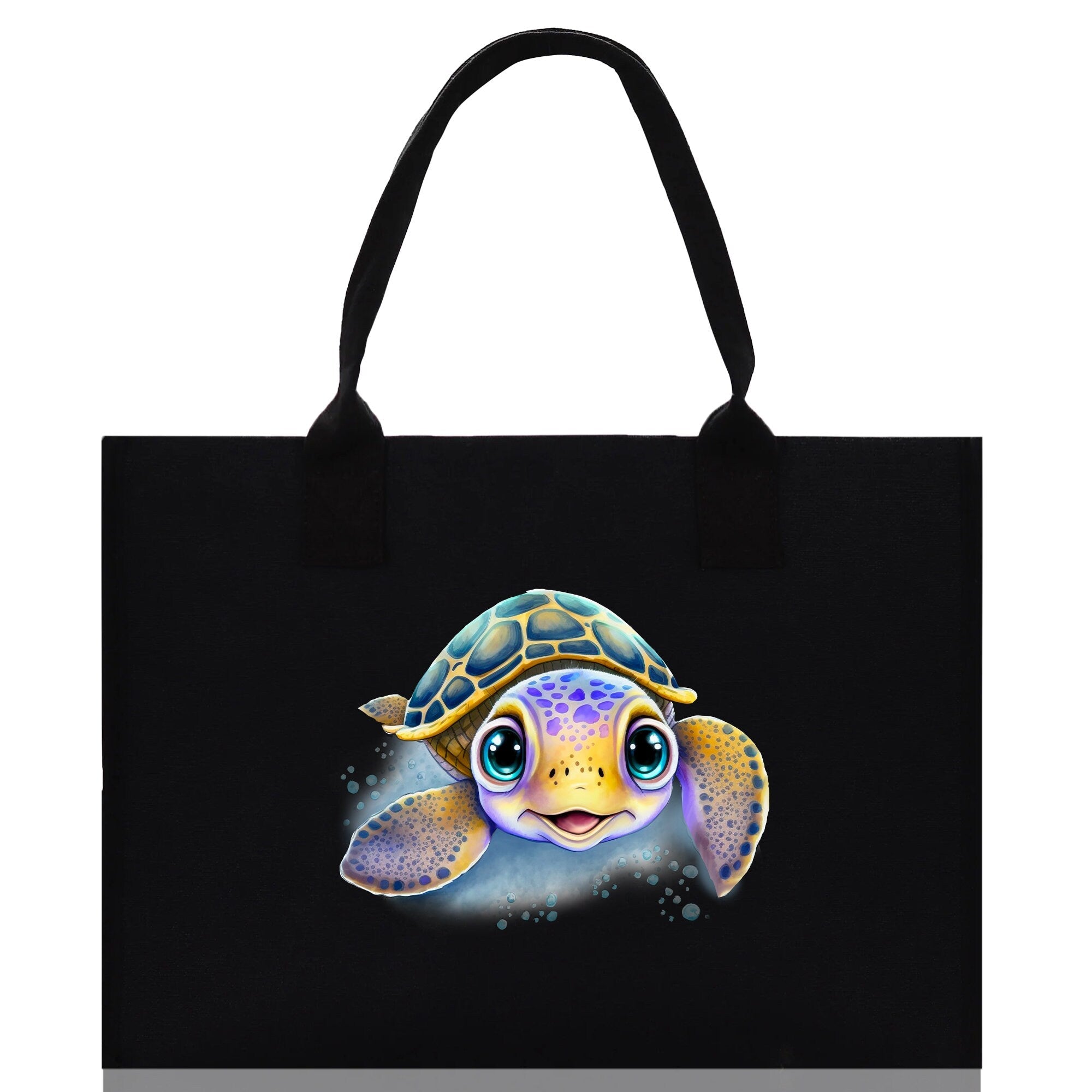Sea Turtle Canvas Tote Bag Ocean Tote Bag Turtle Lover Tote Bag Animal Lover toTe Bag Ocean Lover Gift Tortoise Tote Bag Nature Lover Tote - Aaria Tees Aaria Tees