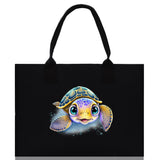 Sea Turtle Canvas Tote Bag Ocean Tote Bag Turtle Lover Tote Bag Animal Lover toTe Bag Ocean Lover Gift Tortoise Tote Bag Nature Lover Tote - Aaria Tees Aaria Tees