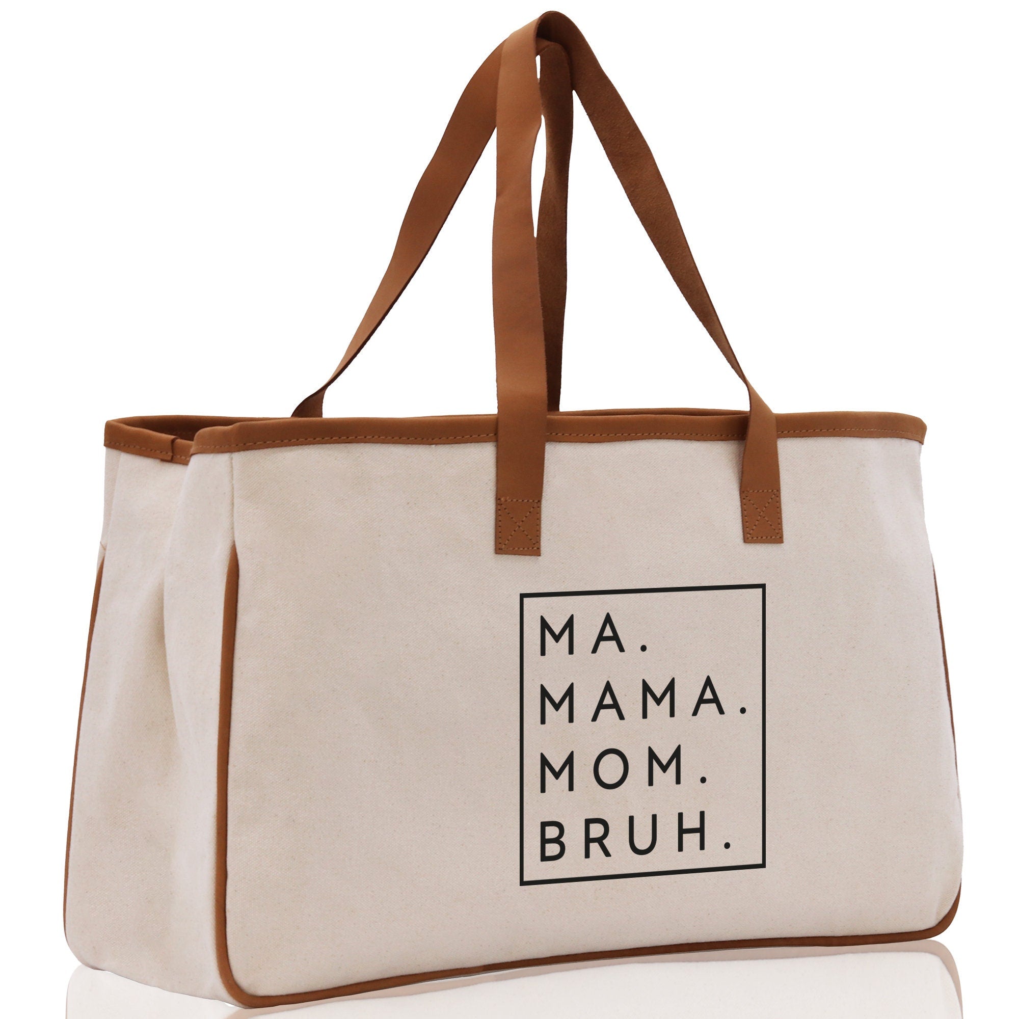 Ma Mama Mom Bruh Canvas Tote Bag Mama Tote Mom Stuff Bag Mommy Bag Dog Mom Gift Dog Mom Bag Mom Shopping Bag New Mom Gift Best Mom Ever Bag - Aaria Tees Aaria Tees