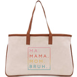 Ma Mama Mom Bruh Canvas Tote Bag Mama Tote Mom Stuff Bag Mommy Bag Dog Mom Gift Dog Mom Bag Mom Shopping Bag New Mom Gift Best Mom Ever Bag - Aaria Tees Aaria Tees