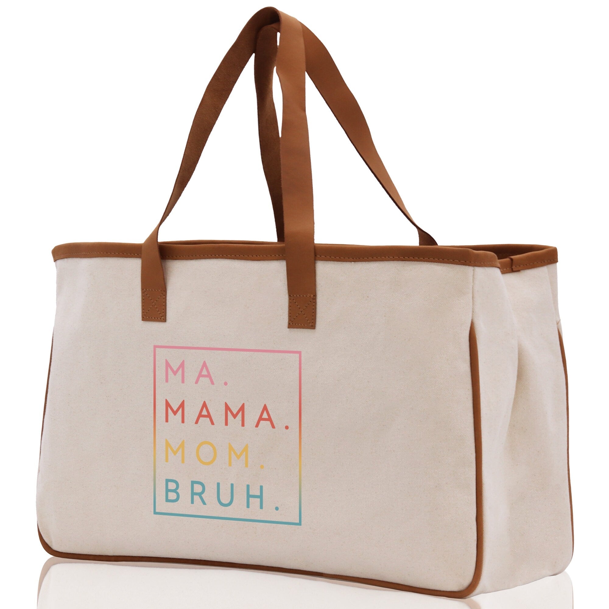 Ma Mama Mom Bruh Canvas Tote Bag Mama Tote Mom Stuff Bag Mommy Bag Dog Mom Gift Dog Mom Bag Mom Shopping Bag New Mom Gift Best Mom Ever Bag - Aaria Tees Aaria Tees