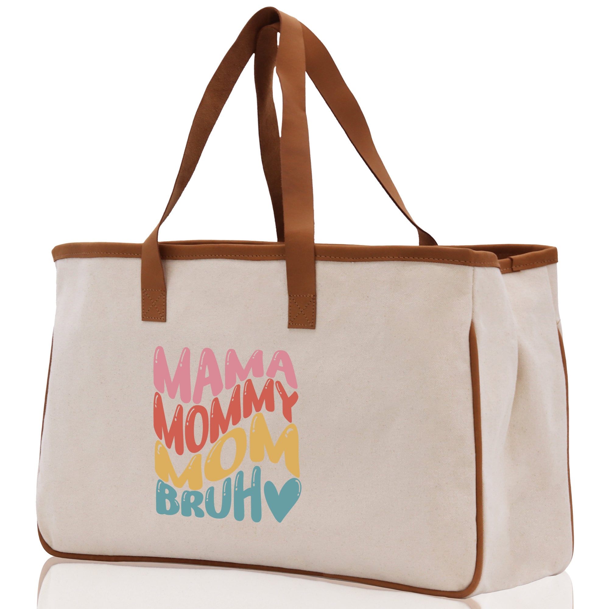 Ma Mama Mom Bruh Canvas Tote Bag Mama Tote Mom Stuff Bag Mommy Bag Dog Mom Gift Dog Mom Bag Mom Shopping Bag New Mom Gift Best Mom Ever Bag - Aaria Tees Aaria Tees