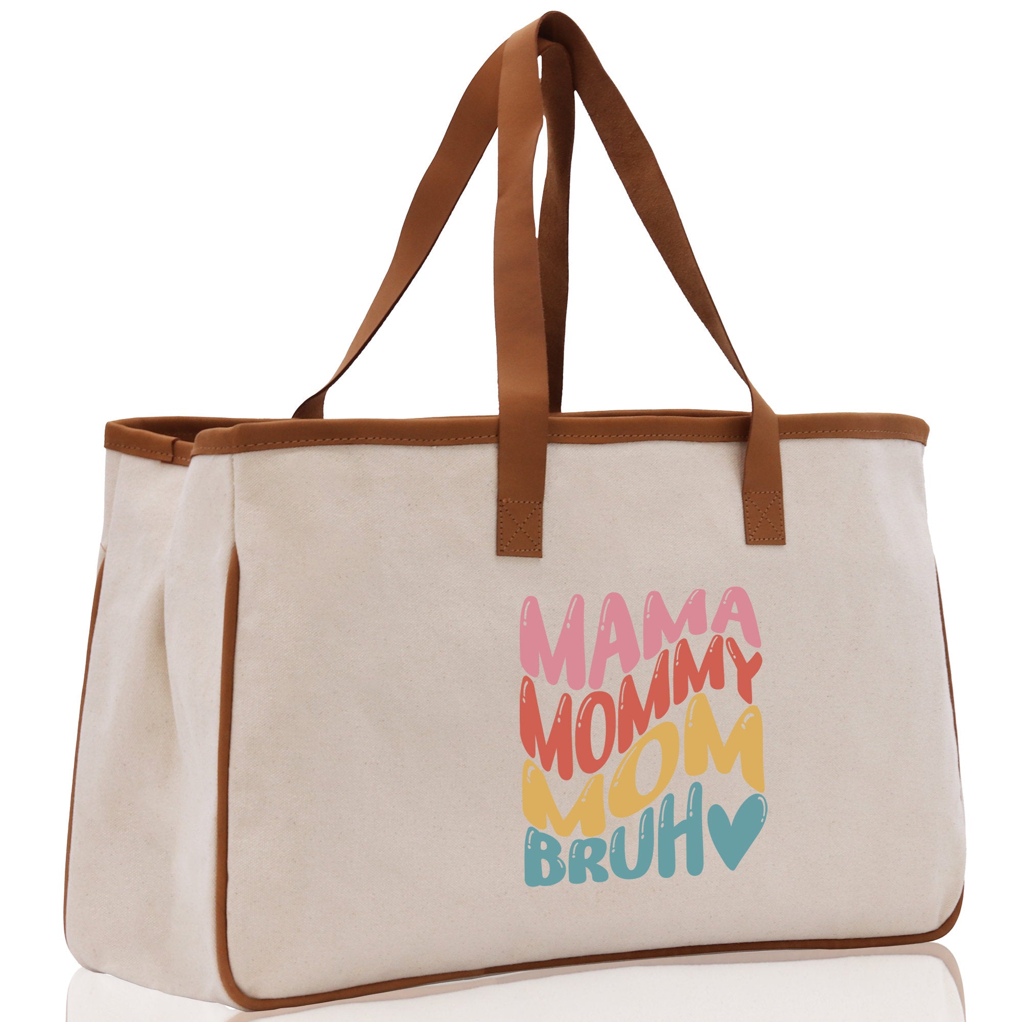 Ma Mama Mom Bruh Canvas Tote Bag Mama Tote Mom Stuff Bag Mommy Bag Dog Mom Gift Dog Mom Bag Mom Shopping Bag New Mom Gift Best Mom Ever Bag - Aaria Tees Aaria Tees