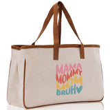 Ma Mama Mom Bruh Canvas Tote Bag Mama Tote Mom Stuff Bag Mommy Bag Dog Mom Gift Dog Mom Bag Mom Shopping Bag New Mom Gift Best Mom Ever Bag - Aaria Tees Aaria Tees
