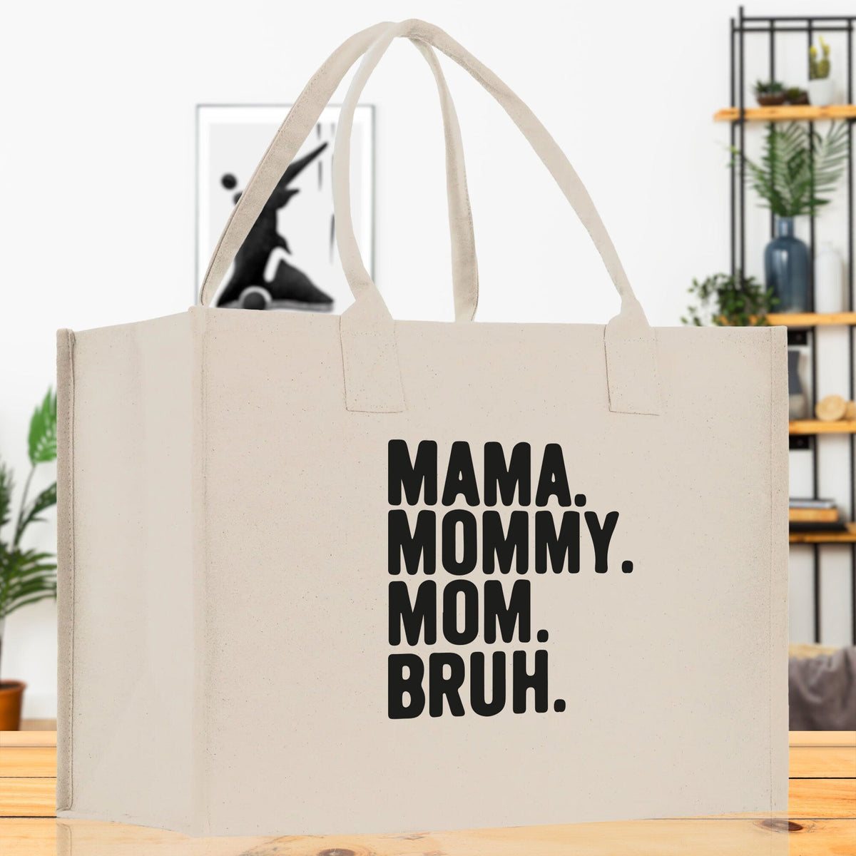 Mama Mommy Mom Bruh Canvas Tote Bag Mama Tote Mom Stuff Bag Mommy Bag Dog Mom Gift Dog Mom Bag Mom Shopping Bag Mom Gift Best Mom Ever Bag - Aaria Tees