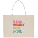 Mama Mommy Mom Bruh Canvas Tote Bag Mama Tote Mom Stuff Bag Mommy Bag Dog Mom Gift Dog Mom Bag Mom Shopping Bag Mom Gift Best Mom Ever Bag - Aaria Tees Aaria Tees