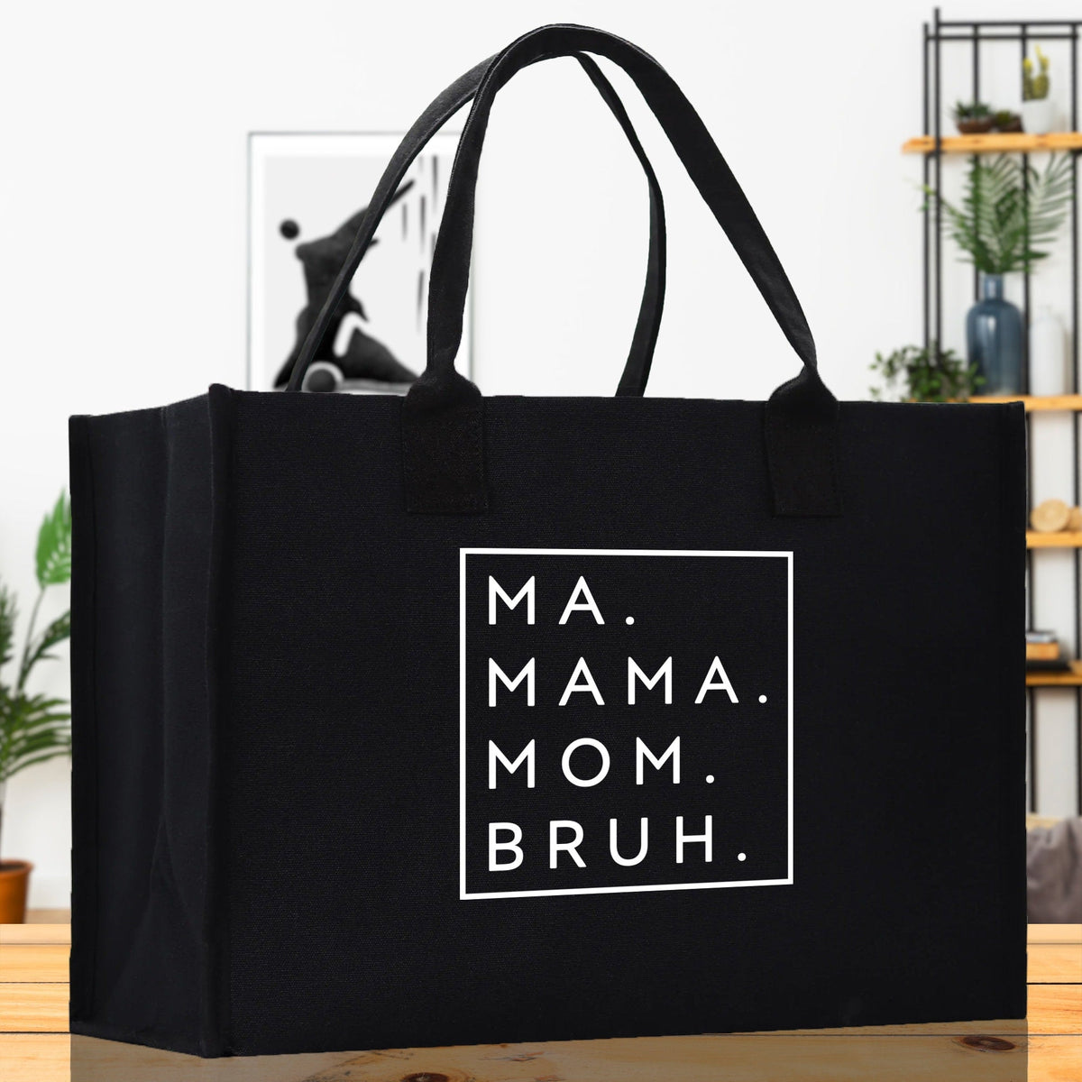 Ma Mama Mom Bruh Canvas Tote Bag Mama Tote Mom Stuff Bag Mommy Bag Dog Mom Gift Dog Mom Bag Mom Shopping Bag New Mom Gift Best Mom Ever Bag - Aaria Tees