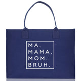 Ma Mama Mom Bruh Canvas Tote Bag Mama Tote Mom Stuff Bag Mommy Bag Dog Mom Gift Dog Mom Bag Mom Shopping Bag New Mom Gift Best Mom Ever Bag - Aaria Tees Aaria Tees