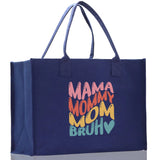 Mama Mommy Mom Bruh Canvas Tote Bag Mama Tote Mom Stuff Bag Mommy Bag Dog Mom Gift Dog Mom Bag Mom Shopping Bag Mom Gift Best Mom Ever Bag - Aaria Tees Aaria Tees