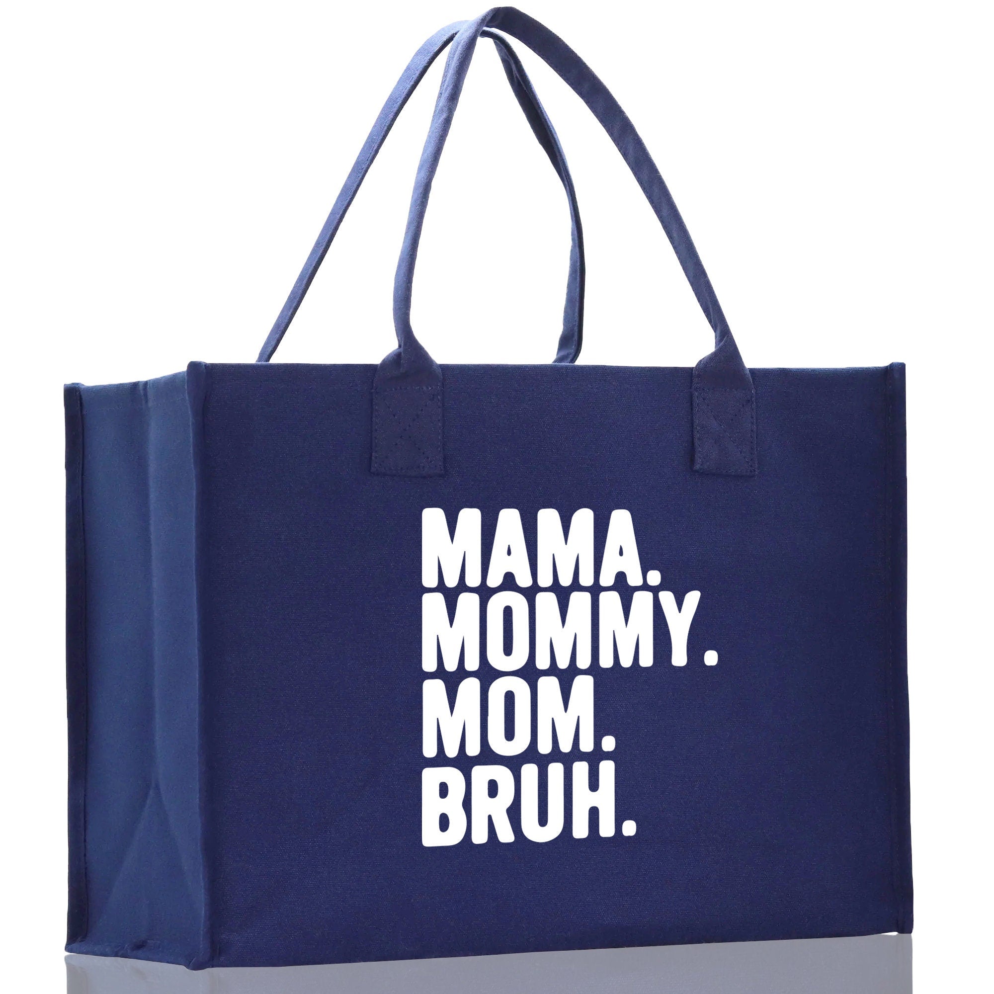Mama Mommy Mom Bruh Canvas Tote Bag Mama Tote Mom Stuff Bag Mommy Bag Dog Mom Gift Dog Mom Bag Mom Shopping Bag Mom Gift Best Mom Ever Bag - Aaria Tees Aaria Tees
