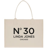 Birthday Celebration Personalized Gift Canvas Tote Bag with Name and State 40th 50th Birthday Gift Tote Bag for Her Custom Birthday Gift - Aaria Tees Aaria Tees