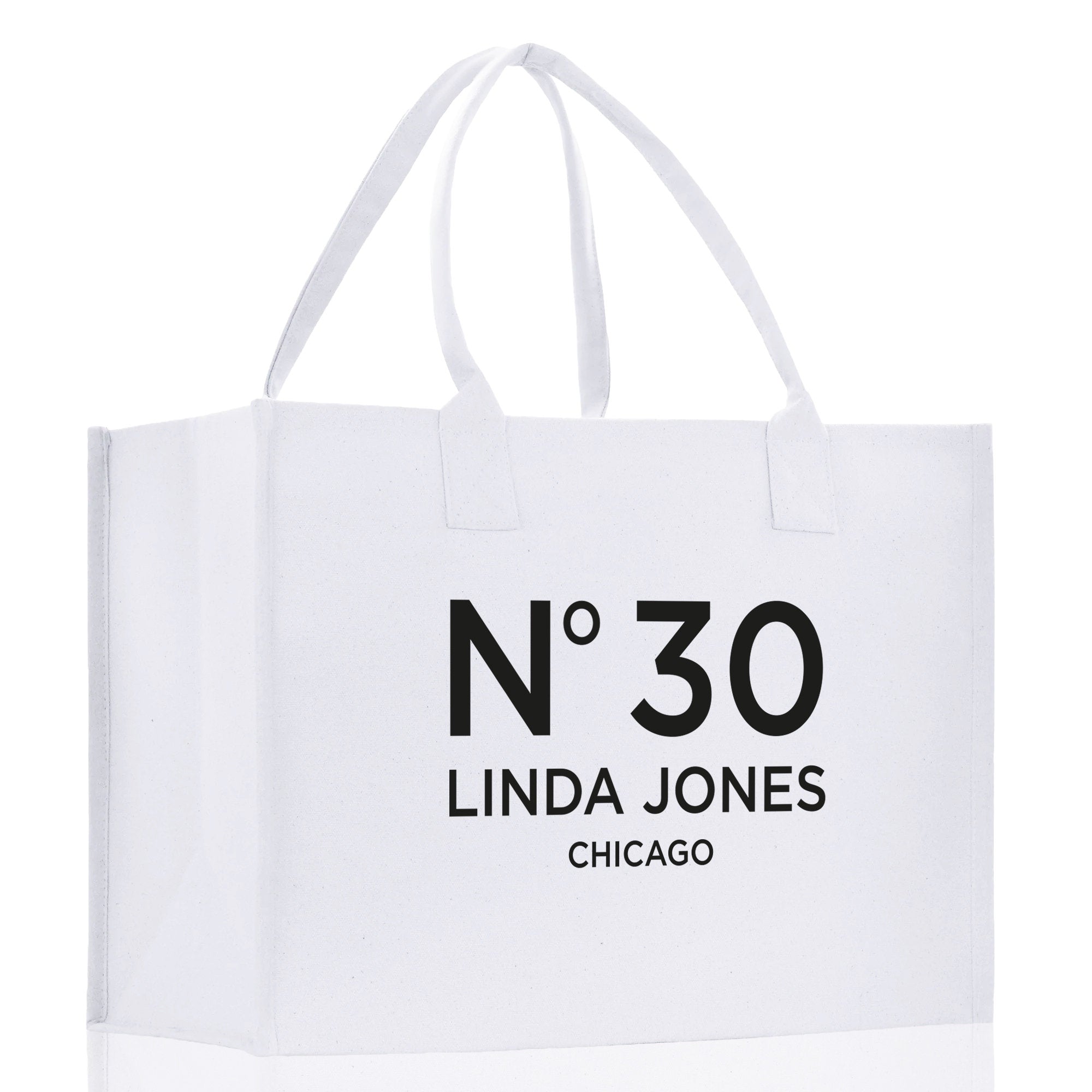 Birthday Celebration Personalized Gift Canvas Tote Bag with Name and State 40th 50th Birthday Gift Tote Bag for Her Custom Birthday Gift - Aaria Tees Aaria Tees
