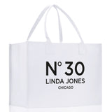 Birthday Celebration Personalized Gift Canvas Tote Bag with Name and State 40th 50th Birthday Gift Tote Bag for Her Custom Birthday Gift - Aaria Tees Aaria Tees