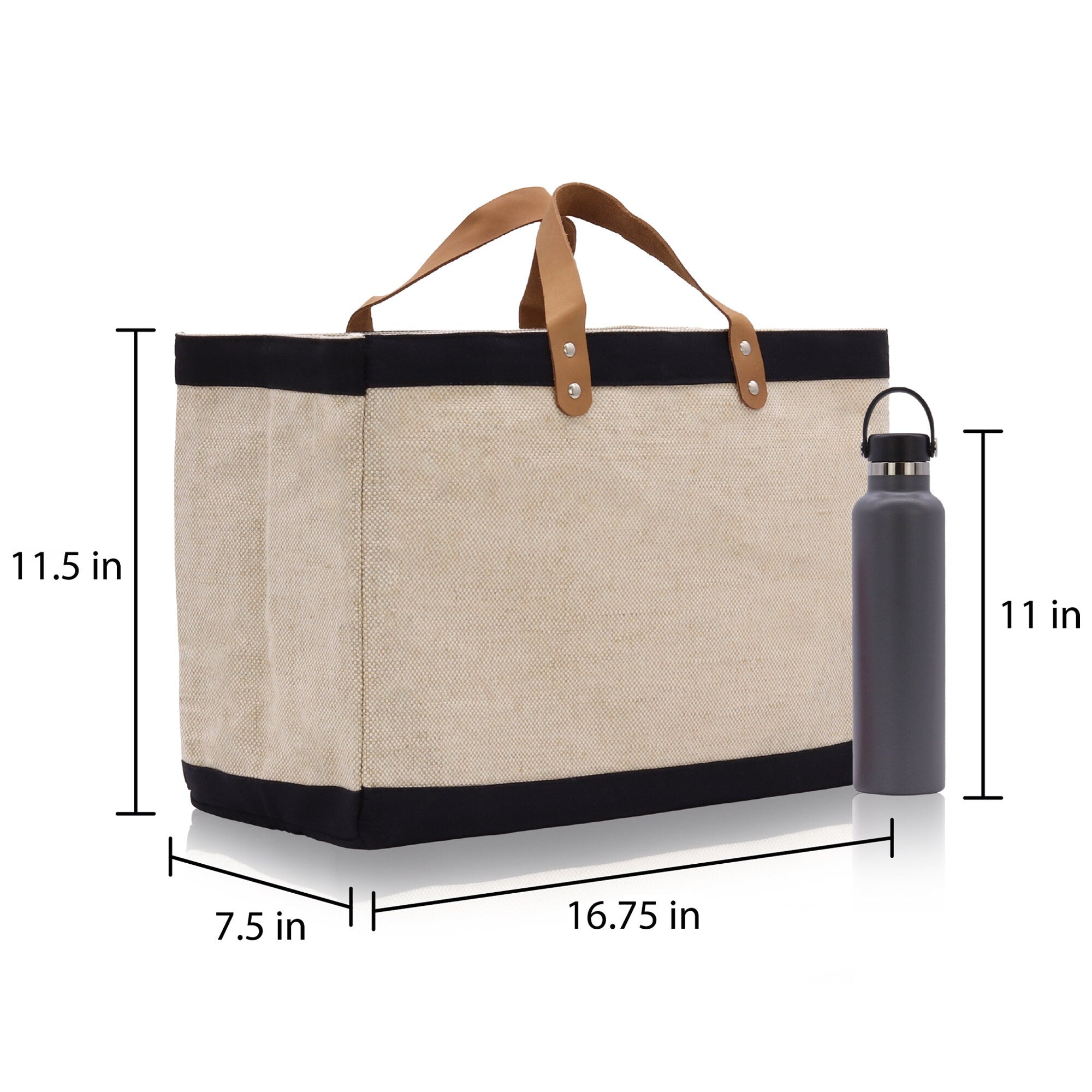 Farmers Market Jute Canvas Tote Funny Farmer Market Bag Quote Jute Bag Shopping Bag Burlap Bag Farmhouse Bag Grocery Bag - Aaria Tees Aaria Tees