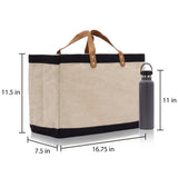 Groceries Jute Canvas Tote Funny Farmer Market Bag Quote Jute Bag Shopping Bag Burlap Bag Farmhouse Bag Grocery Bag - Aaria Tees Aaria Tees