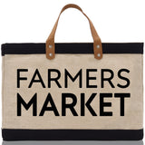 Farmers Market Jute Canvas Tote Funny Farmer Market Bag Quote Jute Bag Shopping Bag Burlap Bag Farmhouse Bag Grocery Bag - Aaria Tees Aaria Tees