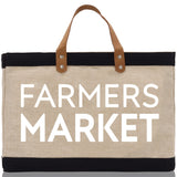 Farmers Market Jute Canvas Tote Funny Farmer Market Bag Quote Jute Bag Shopping Bag Burlap Bag Farmhouse Bag Grocery Bag - Aaria Tees Aaria Tees