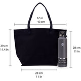 Personalized Cotton Canvas Hand Tote Bag Monogram Tote Bag Initial Canvas Tote Bridesmaid Gift Tote Magnetic Closure Bag Gift for Her A-Z - Aaria Tees Aaria Tees