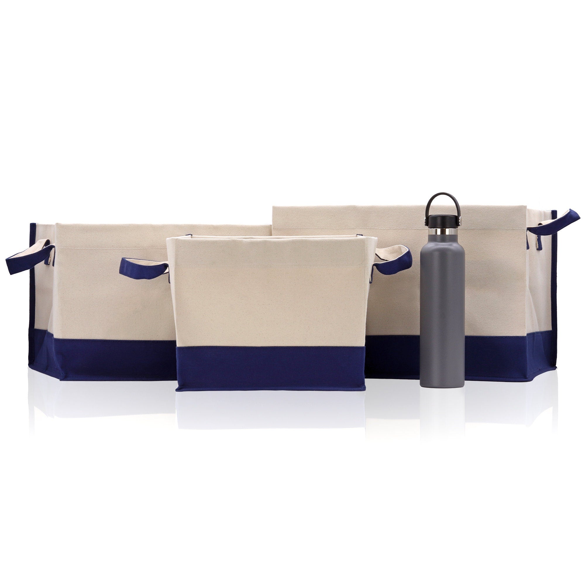 Personalized Canvas Storage Tote Bag Nursery Storage Towel Storage Kids Toy Storage Cloth Storage Storage Bin Storage Tubs Mudroom Storage - Aaria Tees Aaria Tees