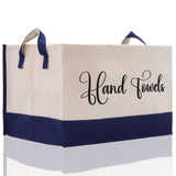 Personalized Canvas Storage Tote Bag Nursery Storage Towel Storage Kids Toy Storage Cloth Storage Storage Bin Storage Tubs Mudroom Storage - Aaria Tees Aaria Tees